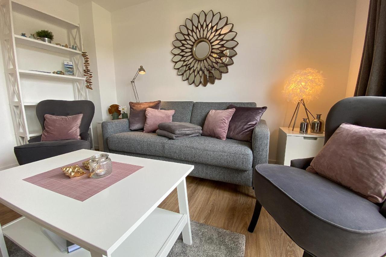 Fewo1846 Strandresidenz Wassersleben - Muschelnest - Stilvolles Studioapartment Mit Balkon Harrislee Esterno foto